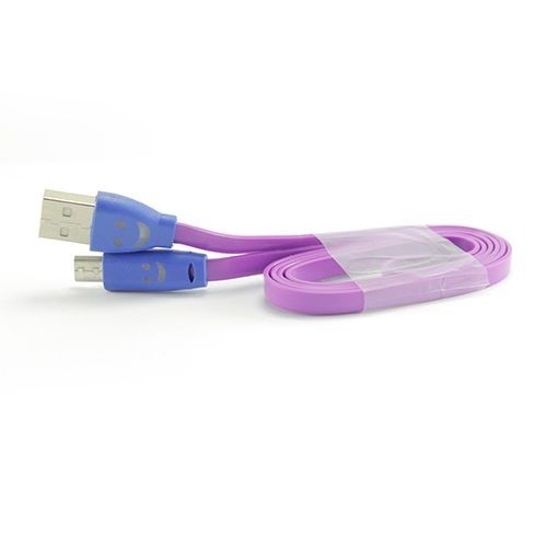 Buy Samsung Smiley Charge & Data Cable - USB-Purple in Egypt