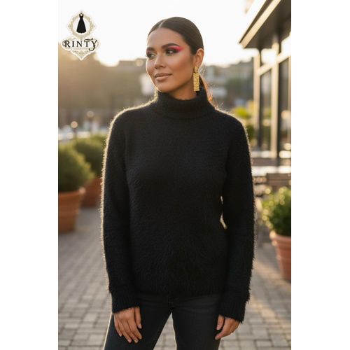 product_image_name-Generic-بلوفر شتوي أسود قصير مع رقبة عالية وأكمام طويلة وملمس ناعم وغامض.-4