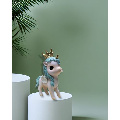 product_image_name-Generic-تمثال ديكور يوني كورن حصان بوليستر حذف صناعي -2