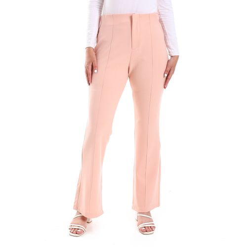 M Sou Ankle Slit Flare Pants With Stitching Detail & Zipper Closure - Simon  @ Best Price Online