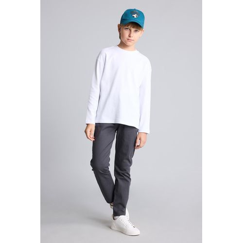 Defacto Boy Oversize Crew Neck Basic T-Shirt - image 2
