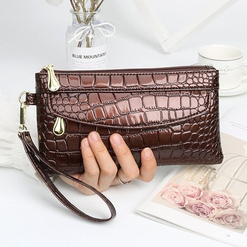 Wallet For Men Leather LUXURY Brand Long Zipper Business Designer Card  Holder