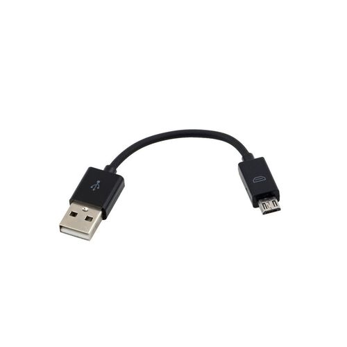 Buy 10CM USB 2.0 A To Micro B Data Sync Cable Cord For Cellphone PC Laptop-Black in Egypt