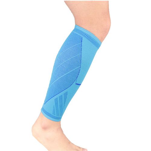 Generic (Blue)1PC Compression Calf Sleeve Basketball Volleyball