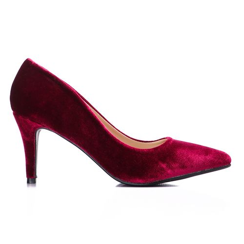 dark magenta heels