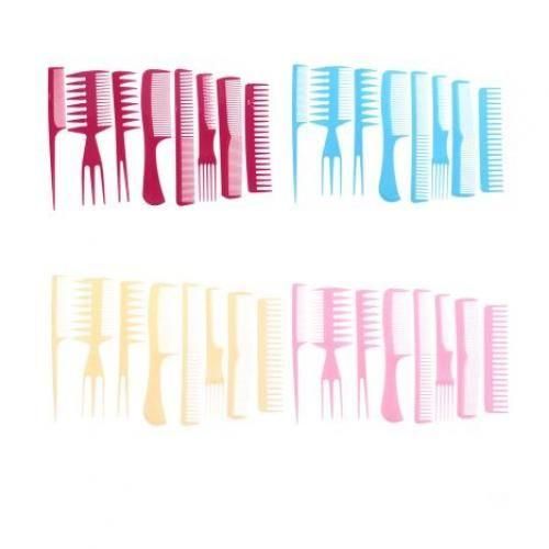 product_image_name-Generic-مجموعة أمشاط تصفيف الشعر متعددة الاستخدامات تتكون من 8 قطع-5