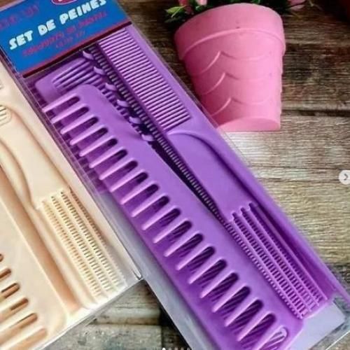 product_image_name-Generic-مجموعة أمشاط تصفيف الشعر متعددة الاستخدامات تتكون من 8 قطع-6