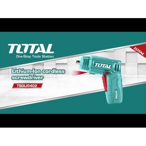 Buy TOTAL TSDLI0402 Cordless Screwdriver - 4V. in Egypt