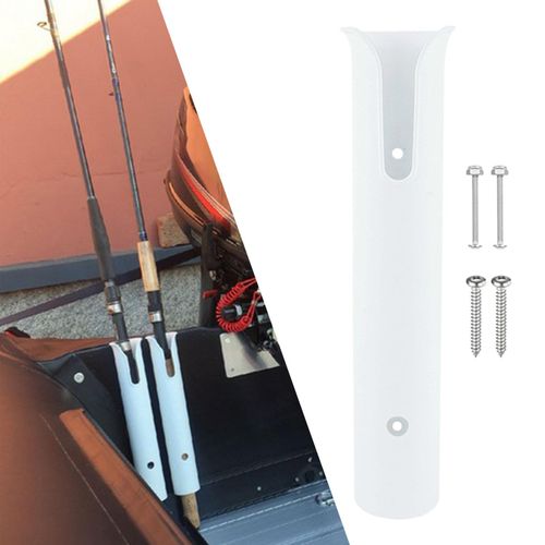 Generic For Rod Holders, Portable Boat Rod Tubes, Easy To White