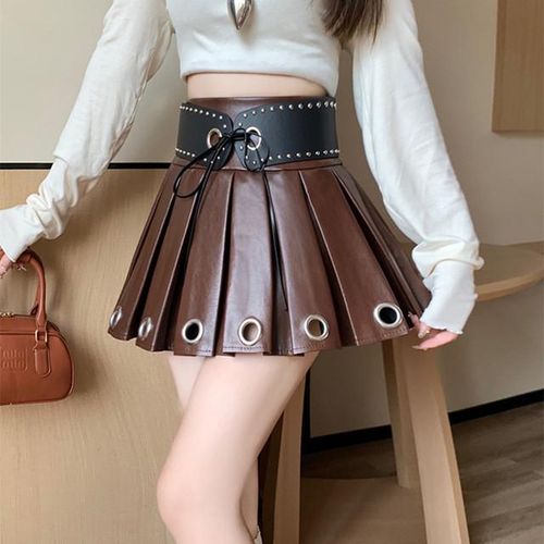 Leather skirt jumia best sale
