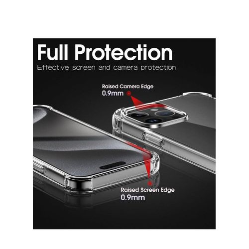 product_image_name-Generic-Clear Anti Scratch Tpu Back Case Cover for Apple iPhone 15 Pro-3