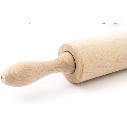 product_image_name-Generic-A Wooden Dough Rolling Pin With A Fixed Handle And A Movable Rolling Pin-2