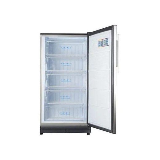 Hamburg Vertical Deep Freezer, Defrost, 220 Liters, 5 Drawers, H.VF2025S - Silver - image 2