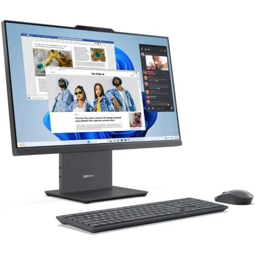 Lenovo PC IdeaCentre AIO 24IRH9, Intel Core i7-13620H, 8GB Ram, 512GB SSD, Integrated UHD graphics, 27" FHD-IPS-300nits-NT, Wireless KB + Mouse, Luna Grey, F0HM00LJAX 