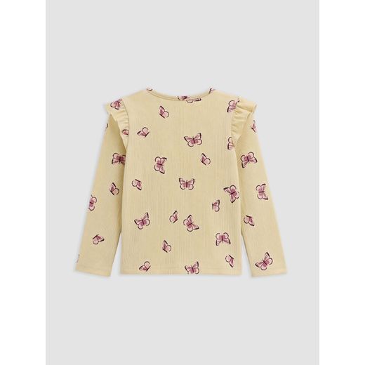 LC Waikiki Patterned Ruffled Girl's T-Shirt - image 2