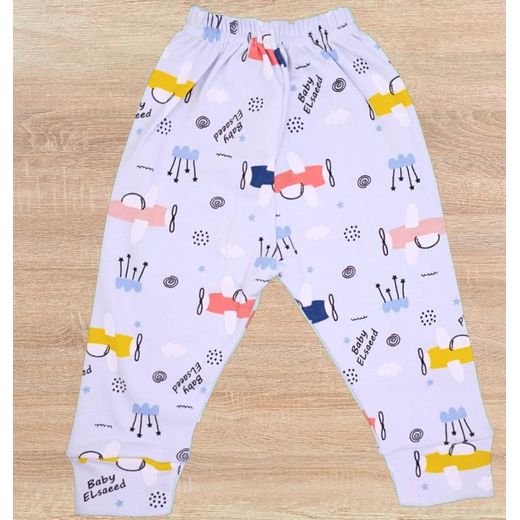 Generic 100% Cotton Kids T-Shirt & Long Pants Set – Airplane Print - image 3
