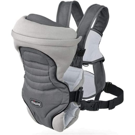 Generic Soft & Dream 3 Position Baby Carrier – Breathable Cotton Fabric, Removable Protective Cover, Fixed Belt for Weight Distribution, Padded Interior, Adjustable Straps – Comfortable & Safe for Newborns and Infants (Grey) - image 3