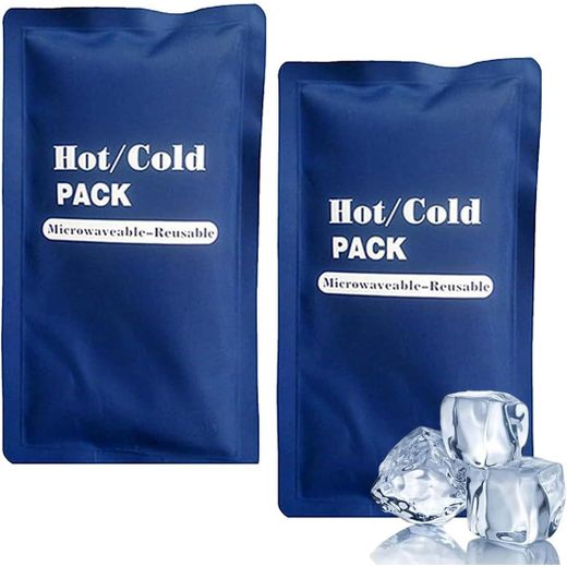 Mas Hot and Cold Ice Gel Pack for Therapy 24 x 17 cm Reusable Compress Pack of 2
