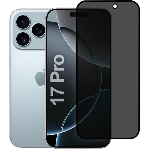 Generic Anti-Spy Privacy Screen Protector for iPhone 17 Pro, 9H Hardness Tempered Glass, Scratch Resistant, Anti-Fingerprint and Dustproof, Soft Touch and Easy Installation (1 Pack, iPhone 17 Pro) (1 Piece)