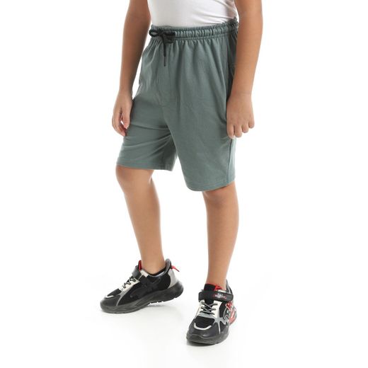 Andora A Stylish Trend With Sided Pockets Olive Short - image 2