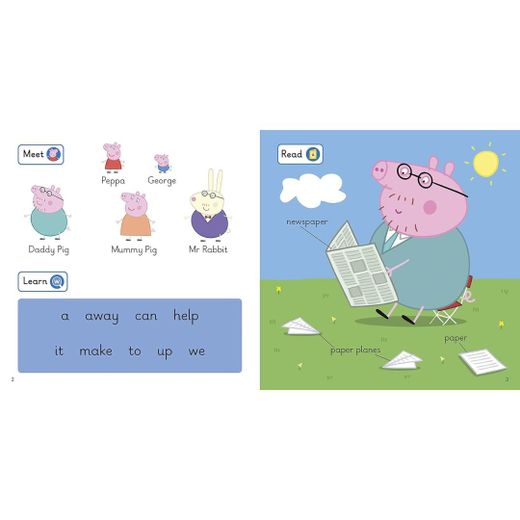 Peppa Big Paper Planes, First Words with Peppa Level 1 Storybook - image 2