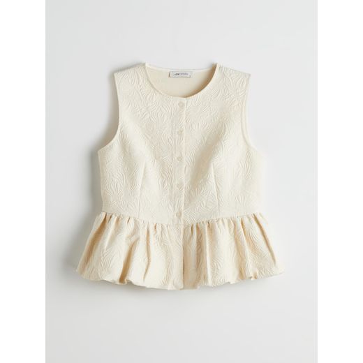 LC Waikiki Crew Neck Textured Blouse - image 2