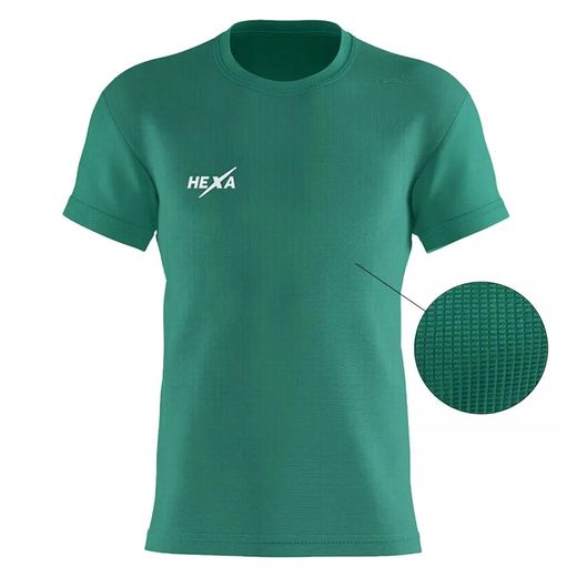 HEXA Sports Wear H20 Men’s Dry-Fit T-Shirt – Lightweight Polyester Athletic Gym Tee, Breathable Sports & Casual Wear