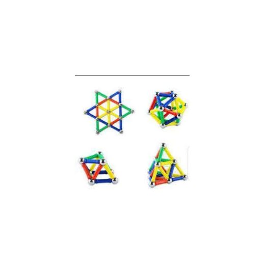 Generic Magnastix Magnetic Building Toy Set - 84Pcs - image 4