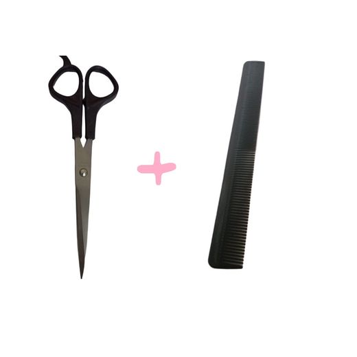 Generic Stainless Steel Hair Scissors +  Universal Comb