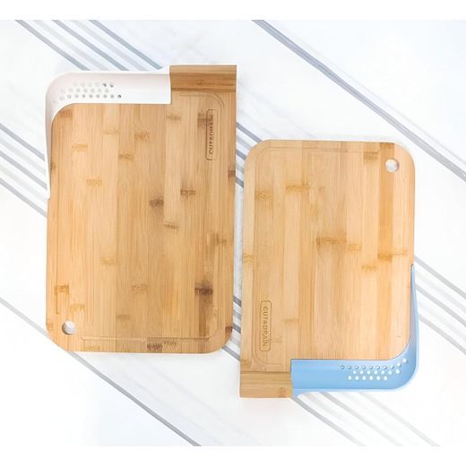 Generic Vegetable and meat cutting board - high-quality wooden surface with silicone drainage, safe and eco-friendly, designed for efficient and hygienic food preparation - image 3