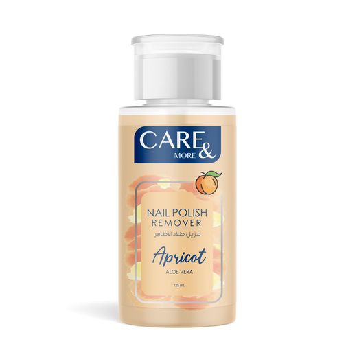 Care & More Nail Polish Remover - 125 ML Apricot