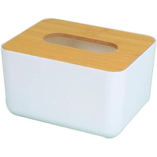 Generic function Tissue Box Cover - Desktop Decor Organizer for Office Supplies - image 4
