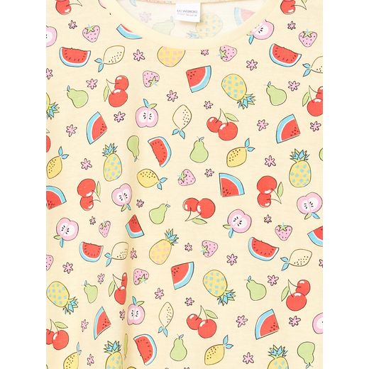 LC Waikiki Crew Neck Girl's Shortie Pyjama Set - image 3