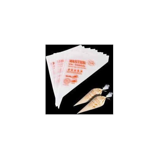 Generic 100 Pcs Polythene Icing Piping Cone for Decorating for Cream Cake Pastry Cupcake Decoration - image 2