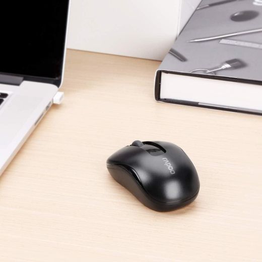 Rapoo M10 Plus Wireless Optical Mouse Black - image 2