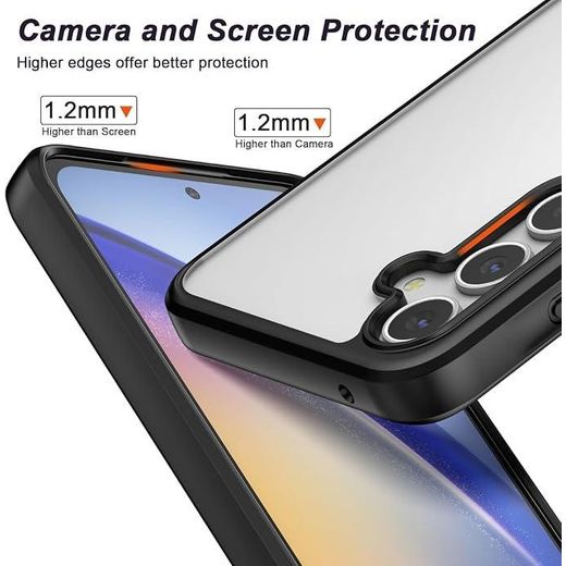 Generic Crystal Clear Back Cover Case for Samsung Galaxy A14  Shockproof Design  Camera Protection Bump Not Yellowing Military Grade Drop Protection Transparent Protective Slim Cover - image 4