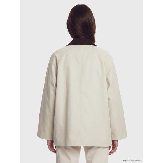 LC Waikiki Asymmetric Shirt Collar Oversize Women's Trench Coat - image 4