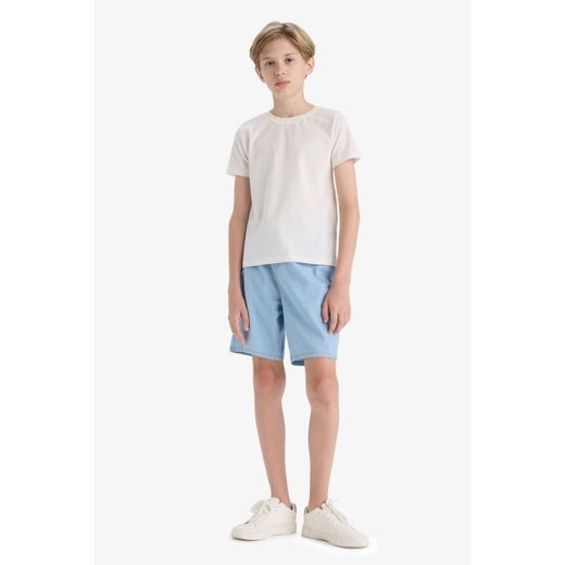 Defacto Boy Pull On Short - Lt.Blue