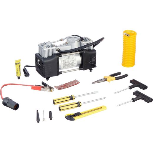 Generic Electric Tire Compressor 2 Piston with Emergency Kit Bag Fit for All Cars - image 2