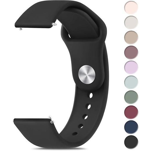 Generic Miele watch band, 22mm, quick-release replacement wristband made of soft silicone, unisex