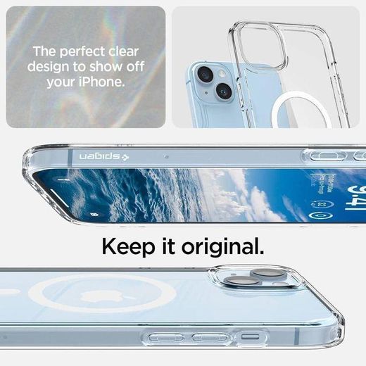 Generic iPhone 15 Plus Clear Magnetic Case for iPhone Plus Compatible with MagSafe Mobile Phone Ultra Slim Soft Silicone TPU Shockproof Scratch Resistant Slip Resistant - image 3