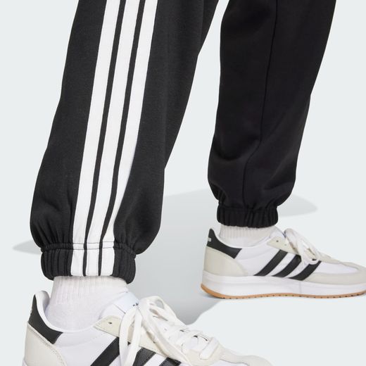 ADIDAS Essentials 3-Stripes Fleece Loose-Fit Pants JE1276 - image 3