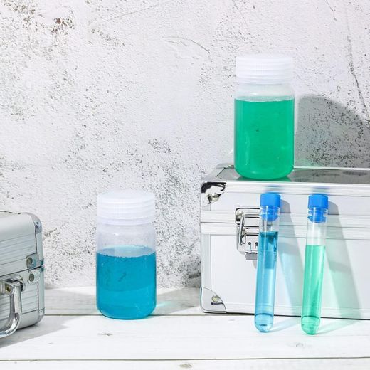 Generic Polypropylene Plastic Sample Bottle, 125ml Wide Mouth, Leakproof Lids for Lab and Classroom - image 3