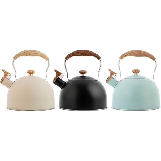 Generic Kettle, Stainless Steel Whistle Teapot Gas Stove Teapot Kitchen Induction Cooker Boiling Water Pot With Heat Resistant Handle - image 3