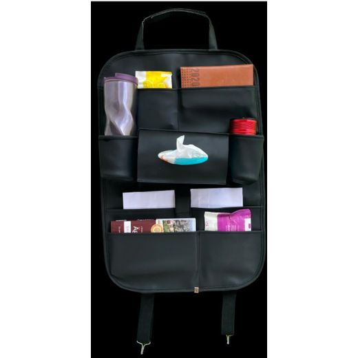 Generic Car Back Seat Organiser- Black