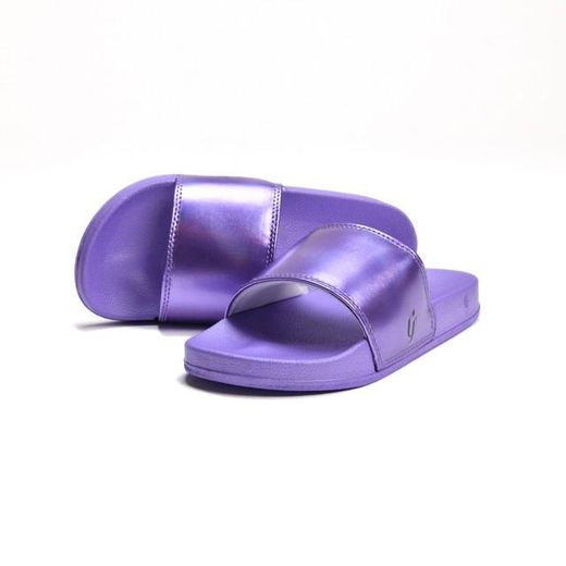 Onda Shiny Upper Padding slide slipper For Women