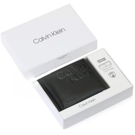 Calvin Genuine Leather Black Men’s Wallet