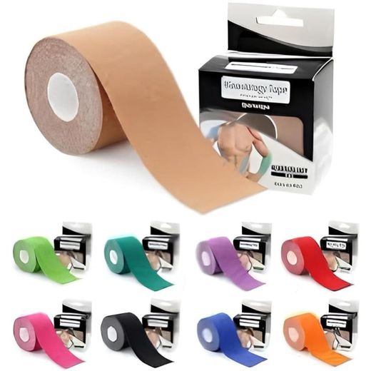 Generic Kinesiology Tape – Waterproof Sports & Athletic Muscle Support Tape for Pain Relief, Injury Recovery & Performance – Elastic, Breathable Cotton Roll (Multiple Colors) () - image 3