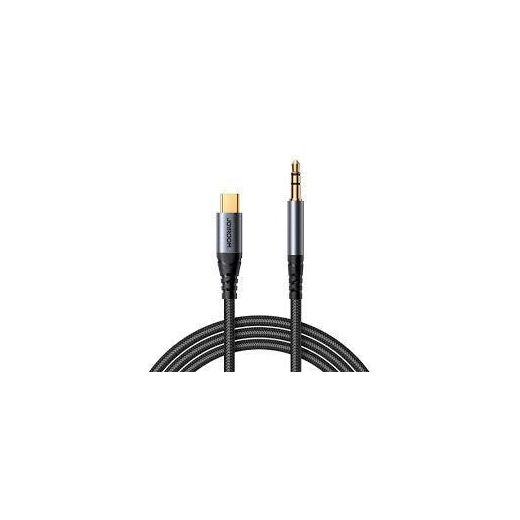 JOYROOM Joyroom. stereo audio cable AUX 3.5 mm mini jack - USB-C for phone 1.2 m Black