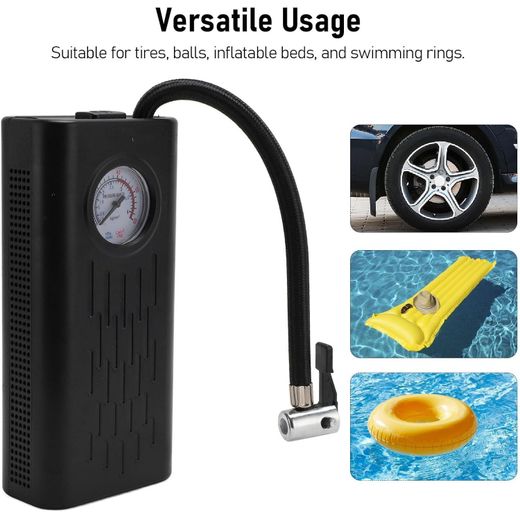 Generic Air Compressor Tire Inflator - Efficient Cordless Pump for Cars, Bikes, and More - image 3